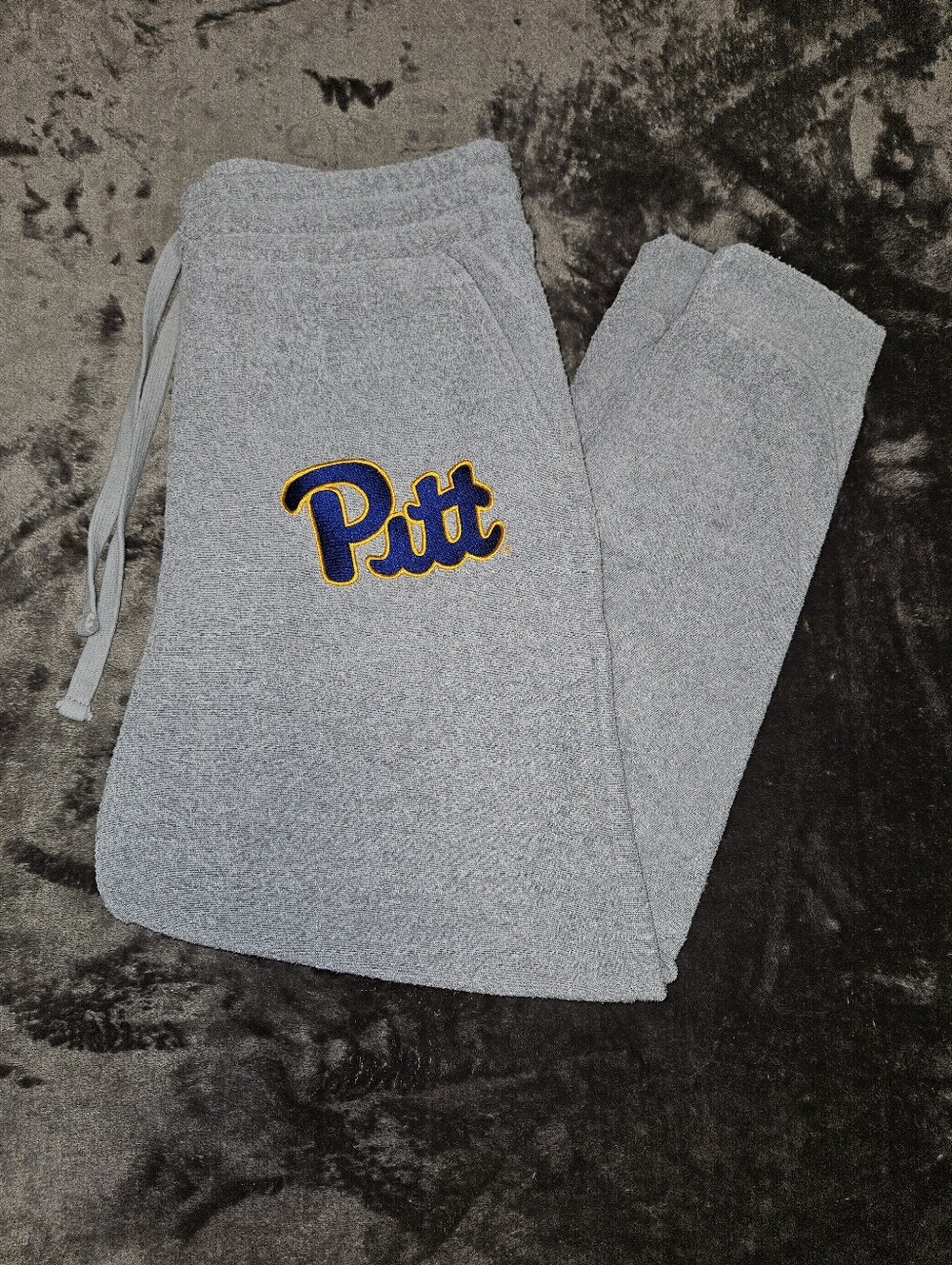 Concepts Sport University Of Pittsburg Gray Pitt Logo Sweatpants Mens L